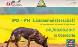 IPO FH Landesmeisterschaft SGSV 2017 in Oberdorla