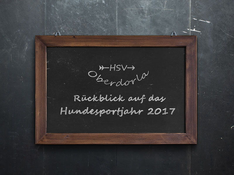 Jahresrückblick 2017des HSV Vogtei Oberdorla e.V.